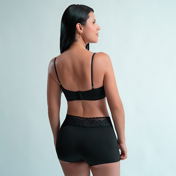 Boxer invisible tiro alto